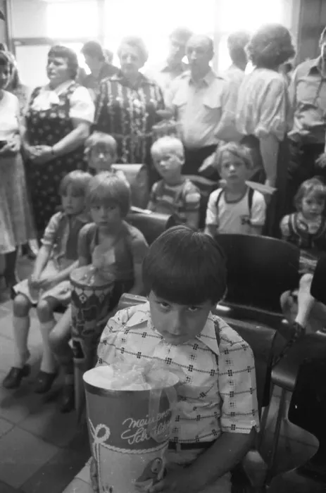 Framed Print : The first day of school at a primary school on 0 7