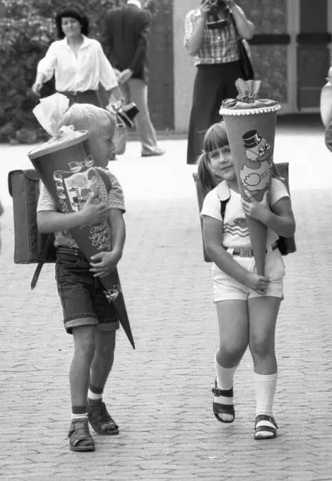 Framed Print : The first day of school at a primary school on 0 7