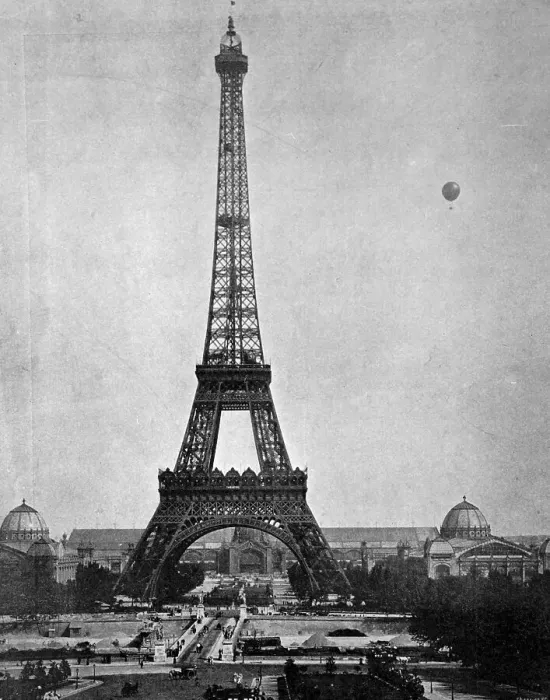 Framed Print : One of the first halftones, the Eiffel Tower Framed Print : One of the first halftones, the Eiffel Tower