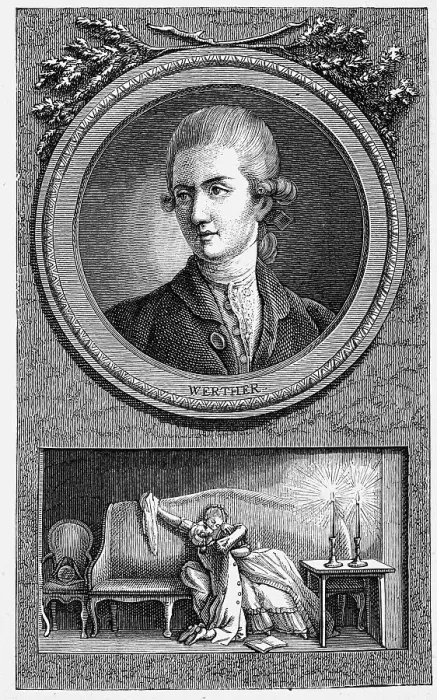 Framed Print : First print of Werthers Leiden by J