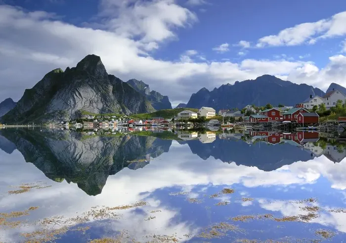 Framed Print : Fishing village Reine, Moskenes