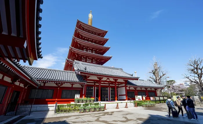 Framed Print : Five-story pagoda, Buddhist temple complex Framed Print : Five-story pagoda, Buddhist temple complex