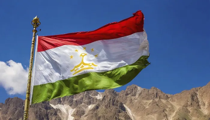 Framed Print : The flag of Tajikistan, fluttering in the wind Framed Print : The flag of Tajikistan, fluttering in the wind