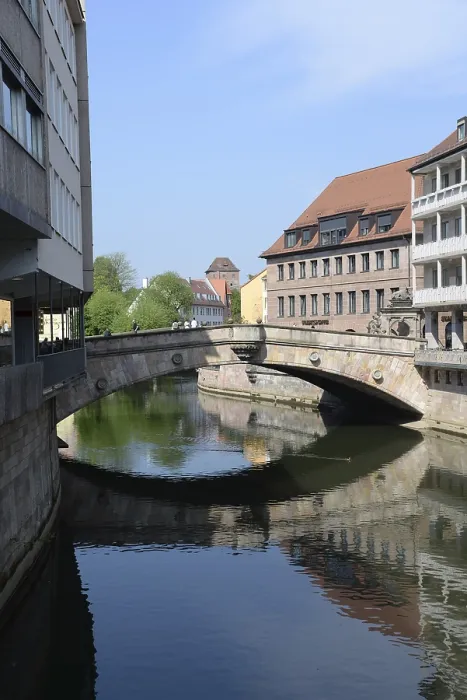 Framed Print : Fleischbrucke, Brucke