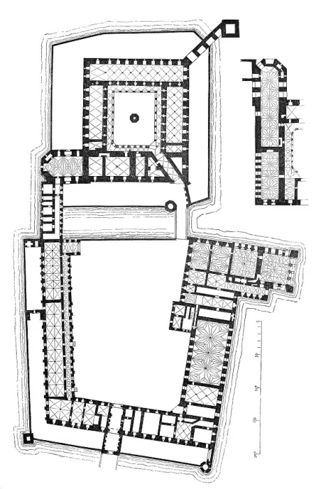 Framed Print : Floor plan of Marienburg Castle, Malbork Framed Print : Floor plan of Marienburg Castle, Malbork