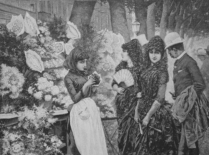 Framed Print : Flower market in May in Barcelona Framed Print : Flower market in May in Barcelona