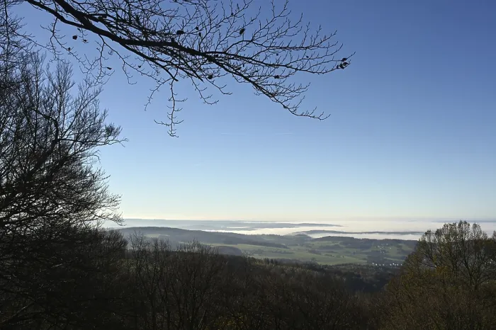 Framed Print : Fog in the Rhon Fog in the Rhn
