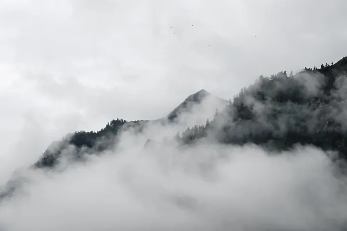 Framed Print : Foggy atmosphere in the foothills of the Alps Framed Print : Foggy atmosphere in the foothills of the Alps