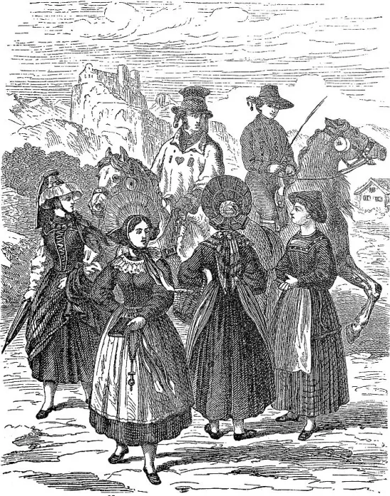 Framed Print : Folk traditional costume from the Algau Framed Print : Folk traditional costume from the Algau