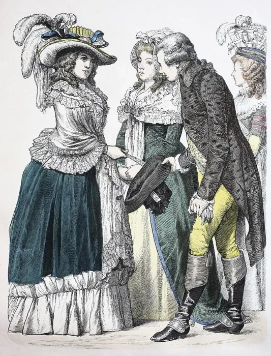 Framed Print : Folk traditional costume, clothing