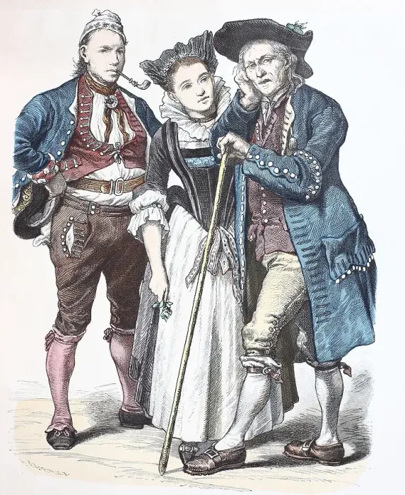 Framed Print : Folk traditional costume, clothing Framed Print : Folk traditional costume, clothing