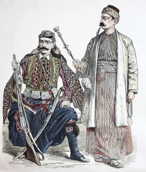 Framed Print : Folk traditional costume, Clothing Framed Print : Folk traditional costume, Clothing