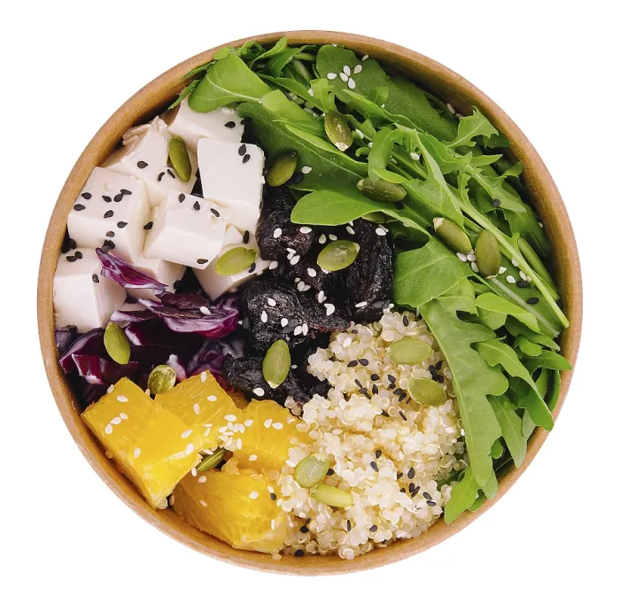 Framed Print : Food, Healthy buddha bowl with quinoa