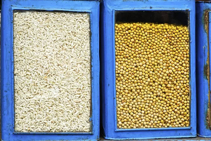 Framed Print : Food, Kolhua, Vaishali, Bihar, India
