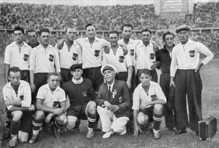 Framed Print : Football, Football team from Austria