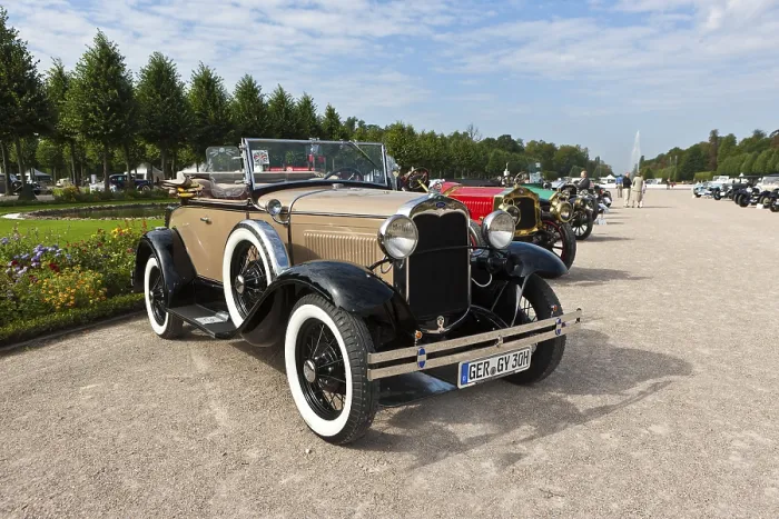 Framed Print : Ford Roadster Model A Deluxe, built in 1930