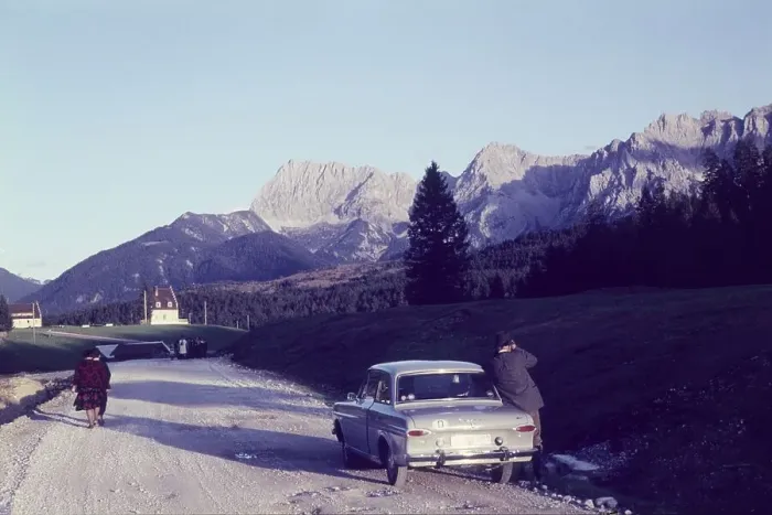 Framed Print : Ford Taunus near Kruen, Garmisch Framed Print : Ford Taunus near Kruen, Garmisch