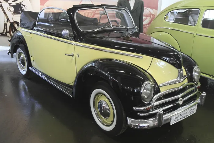 Framed Print : Ford Taunus Spezial convertible