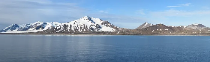 Framed Print : Forlandsundet, Spitsbergen, Svalbard archipelago