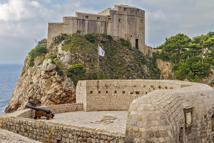 Framed Print : The Fortress Of Saint John Dubrovnik Croatia Framed Print : The Fortress Of Saint John Dubrovnik Croatia