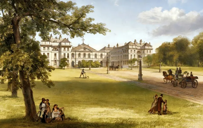 Framed Print : The Foundling Hospital, 19th century