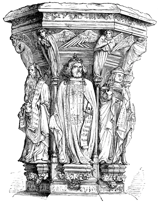 Framed Print : Fountain of Moses (c. 1400) in the Chartreuse de Champmol in Dijon Framed Print : Fountain of Moses (c. 1400) in the Chartreuse de Champmol in Dijon
