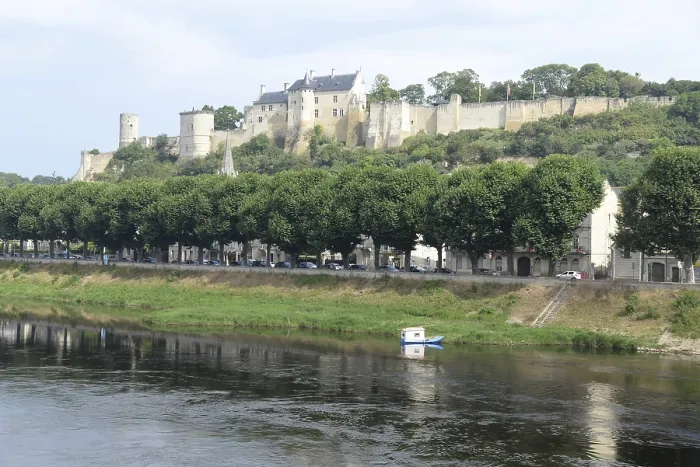 Framed Print : France, Chinon, castle, fortress