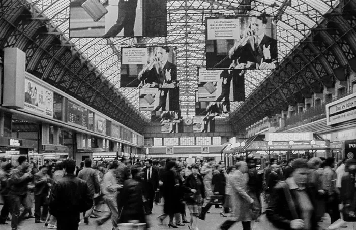 Framed Print : France, Paris, 22.03.1990, Gare del Est (East Station in Paris) Framed Print : France, Paris, 22.03.1990, Gare del Est (East Station in Paris)