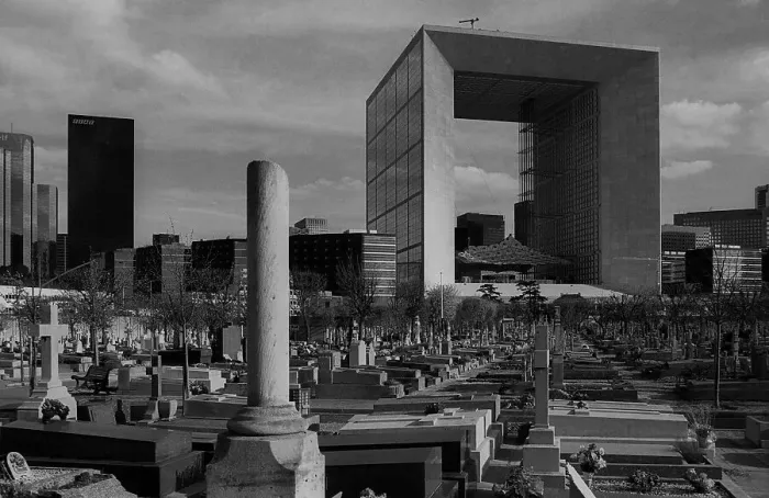 Framed Print : France, Paris, 23.03.1990, satellite town La Defense
