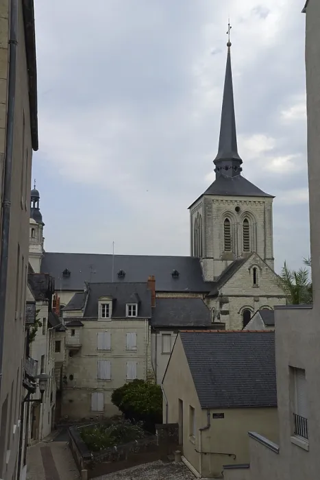 Framed Print : France, Saumur, church, old town Framed Print : France, Saumur, church, old town