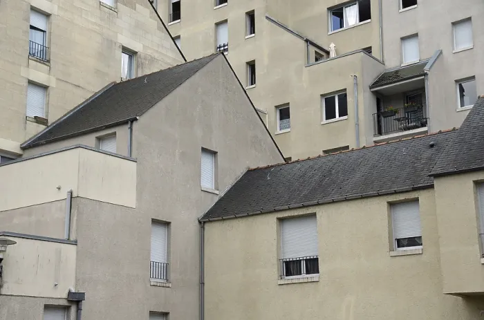 Framed Print : France, Saumur, house, houses, facade Framed Print : France, Saumur, house, houses, facade