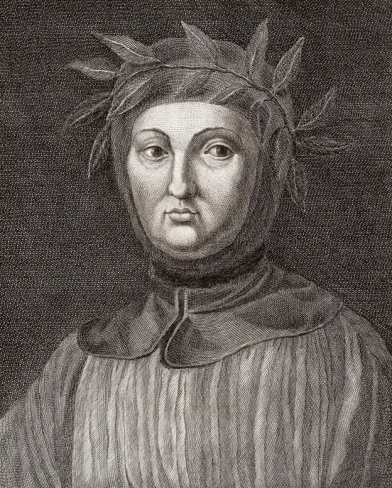 Framed Print : Francesco Petrarca or Petrarch