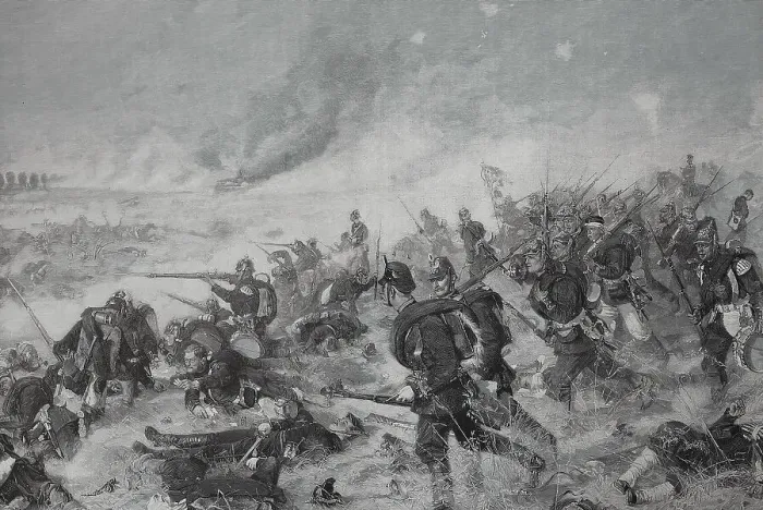 Framed Print : Franco-Prussian War, the Battle of Rezonville
