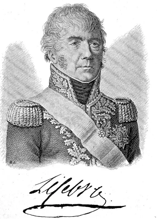 Framed Print : Francois Joseph Lefebvre, 25 October 1755