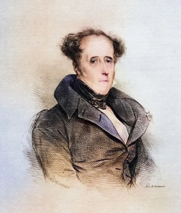 Framed Print : Francois-Rene, vicomte de Chateaubriand (born 4 September 1768 in Saint-Malo)