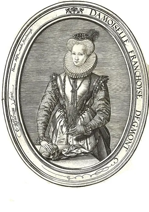 Framed Print : Francoise van Egmond, was the third of the twelve children of Lamoral van Egmont and Sabine von Simmern