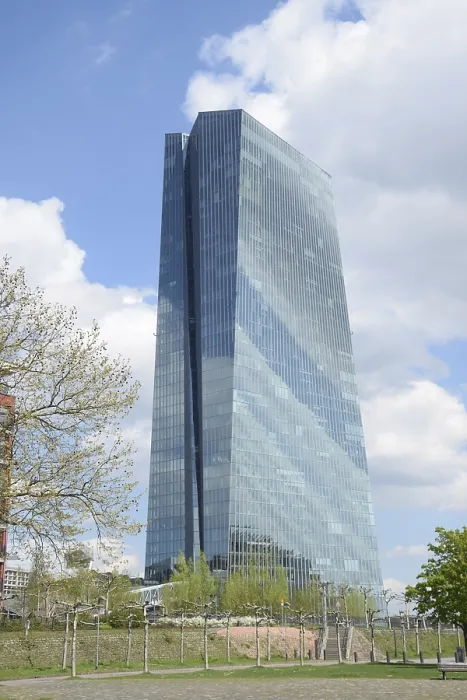 Framed Print : Frankfurt, Main, ECB, European Central Bank