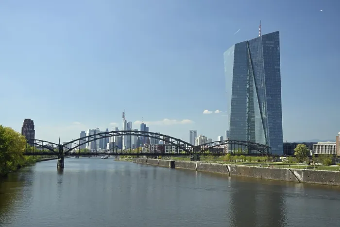 Framed Print : Frankfurt, Main, ECB, European Central Bank