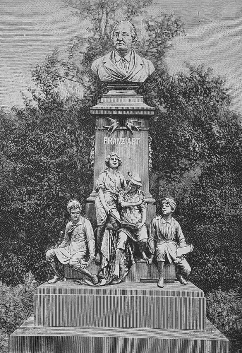 Framed Print : The Franz Abbot Monument in Brunswick