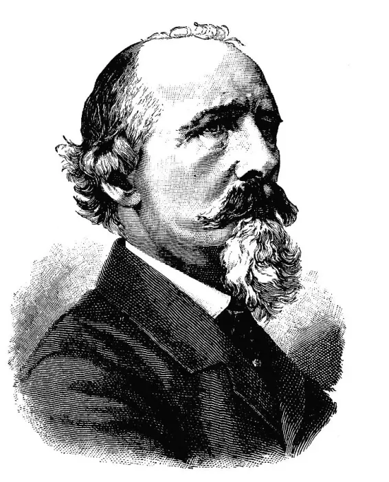 Framed Print : Franz Emanuel August Geibel, 1815 - 1884
