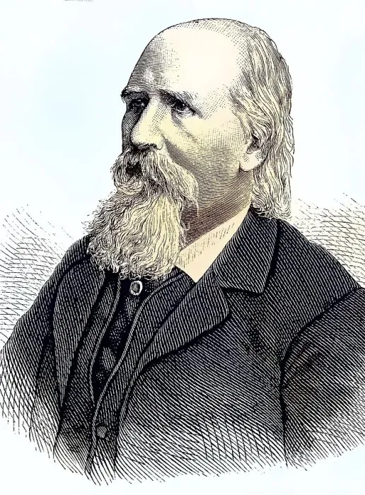 Framed Print : Franz Emanuel August Geibel (1815-1884) was a German lyric poet