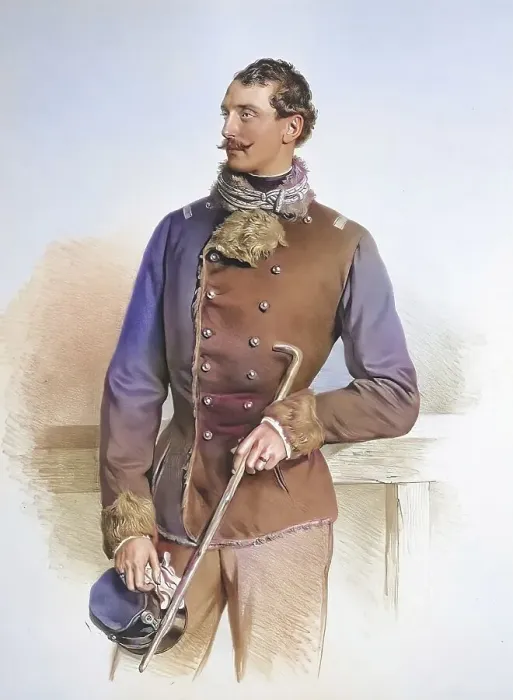 Framed Print : Franz Emerich Count Lamberg (1832-1901) Framed Print : Franz Emerich Count Lamberg (1832-1901)