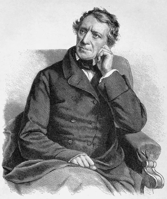 Framed Print : Franz Grillparzer (1791 - 1872)