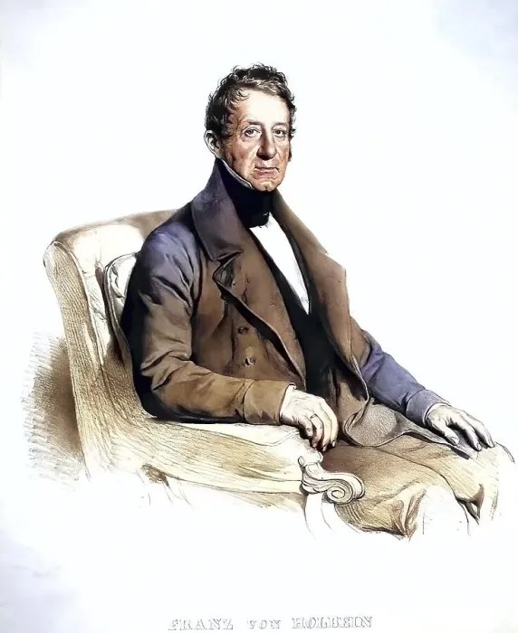 Framed Print : Franz Ignaz von Holbein (born 27 August 1779 in Zistersdorf)