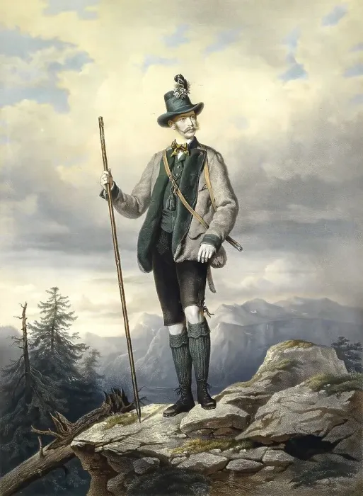 Framed Print : Franz Joseph I (born 18 August 1830 in Schoenbrunn Palace)