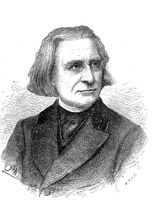Framed Print : Franz Liszt, 22 October 1811, 31 July 1886