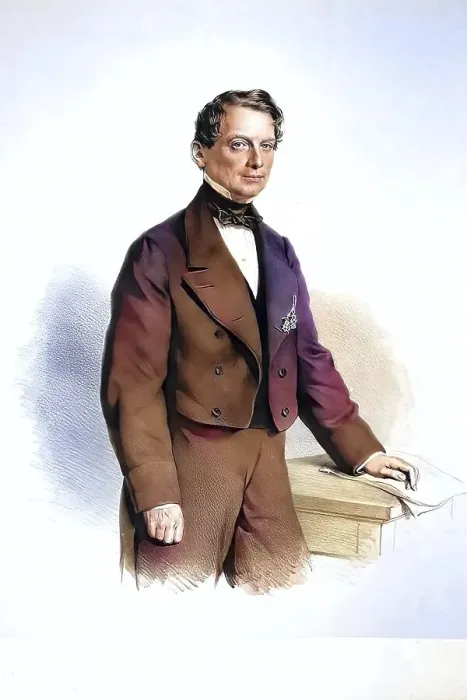 Framed Print : Franz Riedl von Riedenau, 1800-1865