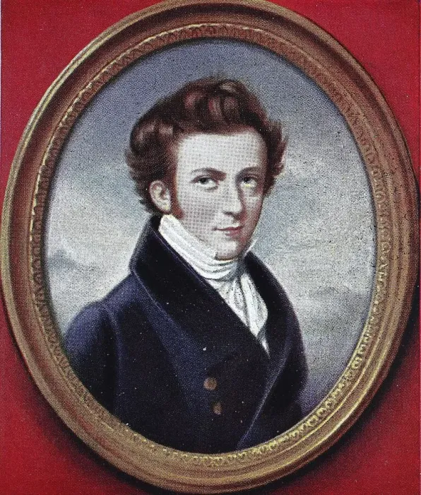 Framed Print : Franz Seraphicus Grillparzer, 15 January 1791
