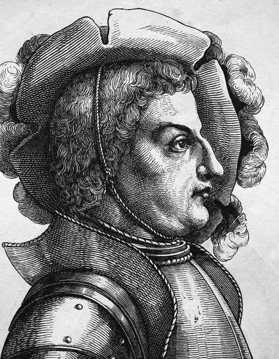 Framed Print : Franz von Sickingen, Imperial Knight