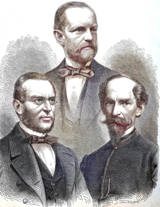 Framed Print : Franz Xaver Fragner, Knight Franz Ritter von Hopfen